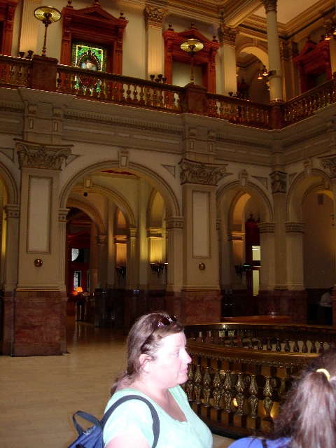 Touring the Capitol building