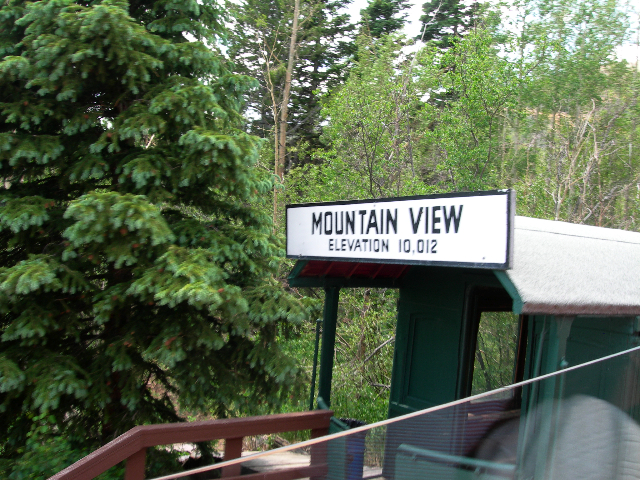 On the way up the mountain